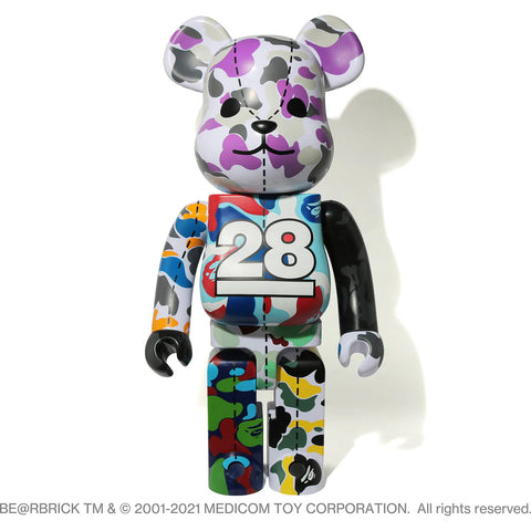 A BATHING APE 28TH ANNIVERSARY BE@RBRICK 1000%