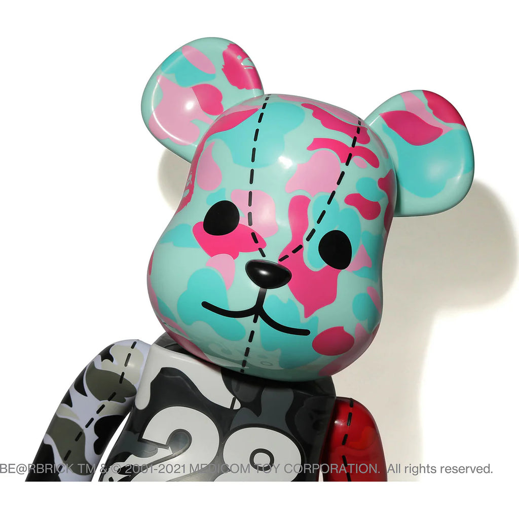 A BATHING APE 28TH ANNIVERSARY BE@RBRICK 1000%