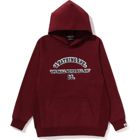 A BATHING APE OVERSIZED PULLOVER HOODIE