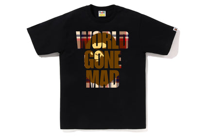 BAPE CHECK WGM APE HEAD OVERLAP TEE M