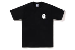 A BATHING APE LETTERED TEE M C