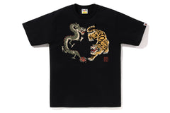 JAPAN CULTURE TIGER AND DRAGON TEE M