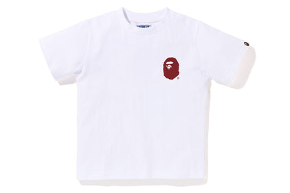 A BATHING APE LETTERED TEE K C
