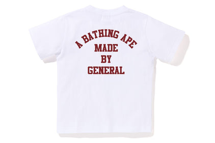 A BATHING APE LETTERED TEE K C