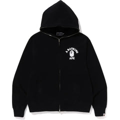 COLLEGE RELAXED FIT FULL ZIP HOODIE M
