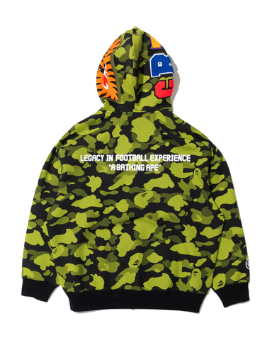BAPE X Cr7 Life Logo Relaxed Fit Shark Full Zip Hoodie
