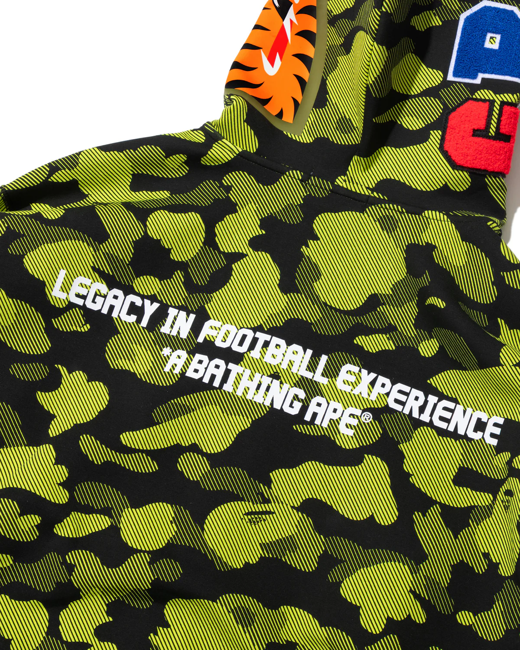 BAPE X Cr7 Life Logo Relaxed Fit Shark Full Zip Hoodie