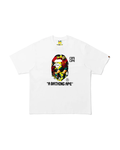 BAPE X Cr7 Life Graphic A Bathing Ape Relaxed Fit Tee