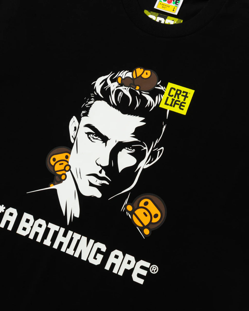 BAPE X Cr7 Life Baby Milo Relaxed Fit Tee
