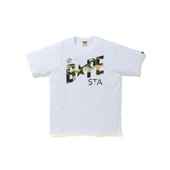 1ST CAMO BAPE STA LOGO TEE M