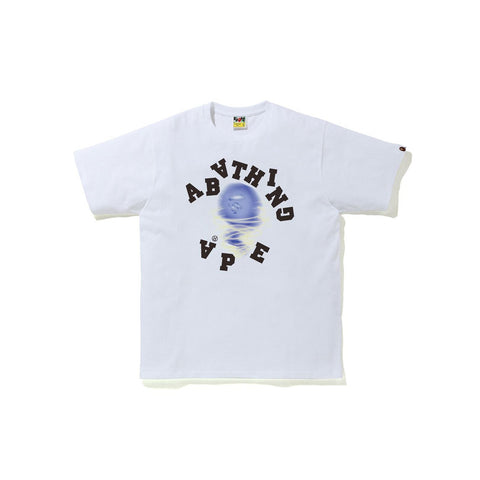 BAPE STORM BROKEN COLLEGE TEE M C