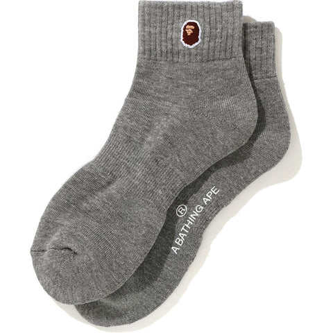 APE HEAD ONE POINT ANKLE SOCKS M