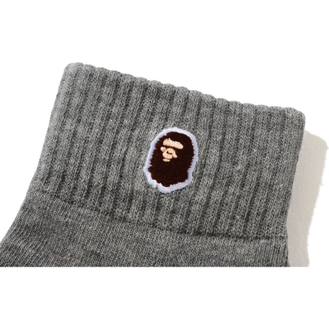 APE HEAD ONE POINT ANKLE SOCKS M