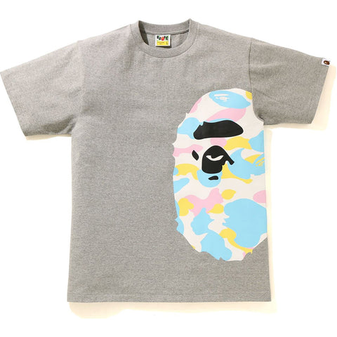 NEW MULTI CAMO SIDE BIG APE HEAD TEE M