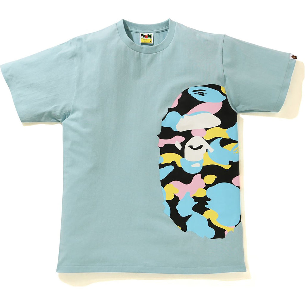 NEW MULTI CAMO SIDE BIG APE HEAD TEE M