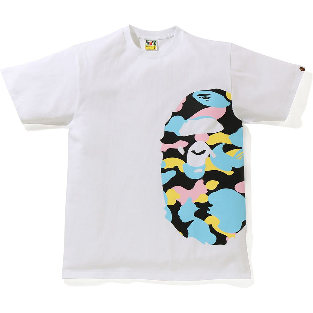 NEW MULTI CAMO SIDE BIG APE HEAD TEE M